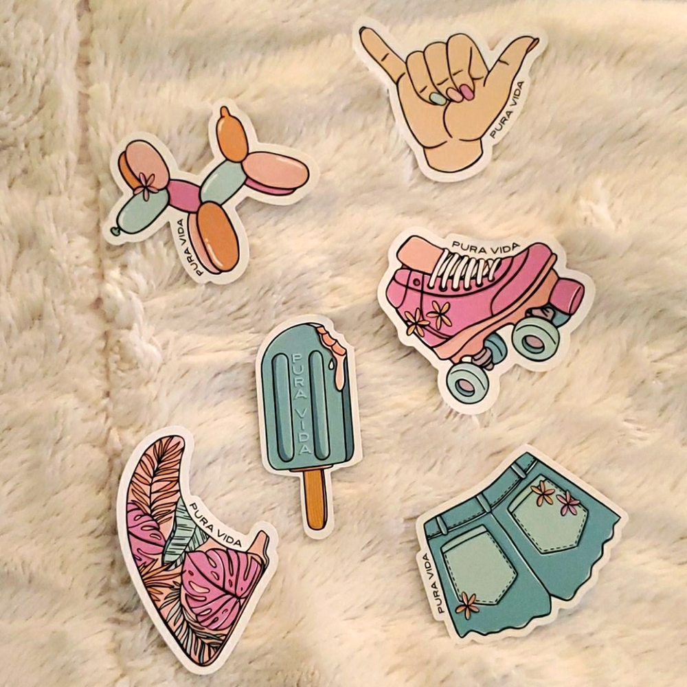Pura Vida Sticker Pack